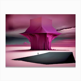 Pink Tower Canvas Print