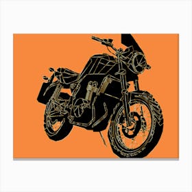 Motorcycle Canvas Print