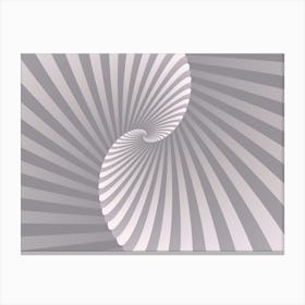 Abstract Retro Spiral Background Wallpaper Canvas Print