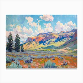 Western Landscapes Wyoming 4 Canvas Print