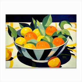Oranges Cut Out 1 Canvas Print