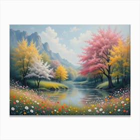 Blossoms In The Spring Canvas Print