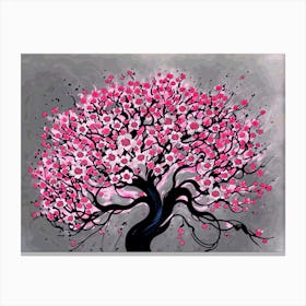 Japanese Blossom Tree V2 Canvas Print