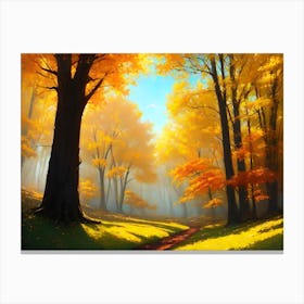 Autumn Forest 36 Canvas Print