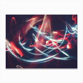 Abstract Light Painting 5 Canvas Print