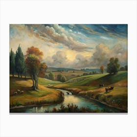 'River Valley' Canvas Print