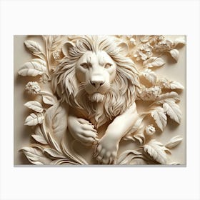 Beautiful Animal 3d Canvas Print