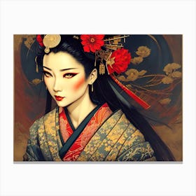 Geisha 32 Canvas Print