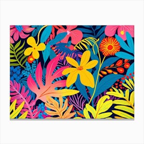 Tropical Flowers 3 Canvas Print