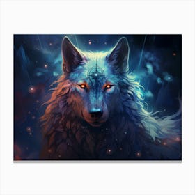 Bright Wolf Canvas Print