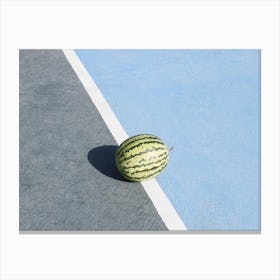 Athletic Watermelon Canvas Print