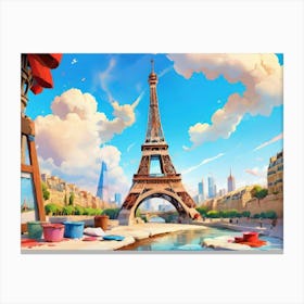 Eiffel Tower Canvas Print