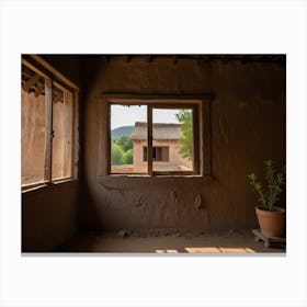 Empty Room In A House Canvas Print