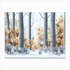 Winter Forest 1 Canvas Print