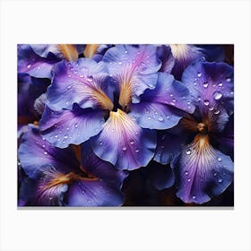 Purple Iris 4 Canvas Print