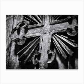 Wooden Church Cross // Rome, Italy // Travel Photography Canvas Print