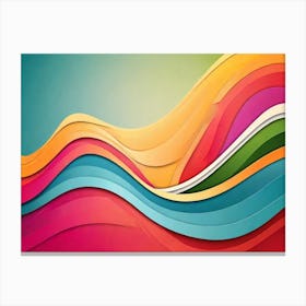 Abstract Wave 1 Canvas Print