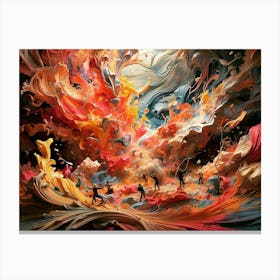 The Dance of Life Canvas Print