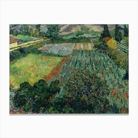 Van Gogh - Field With Poppies Canvas Print