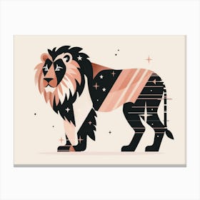 Zodiac Lion Canvas Print