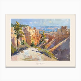 Western Landscapes Bryce Canyon Utah 4 Poster Canvas Print
