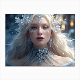 Ice Princess 4 Canvas Print