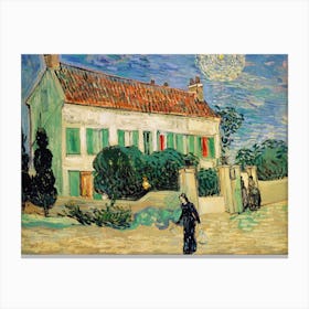 House By Van Gogh Canvas Print