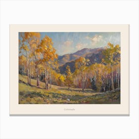 Western Landscapes Colorado 3 Poster Canvas Print