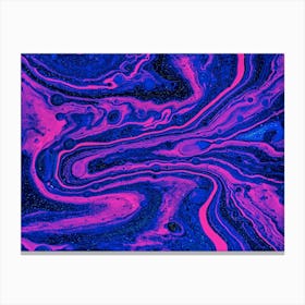 Purple And Blue Swirls Canvas Print