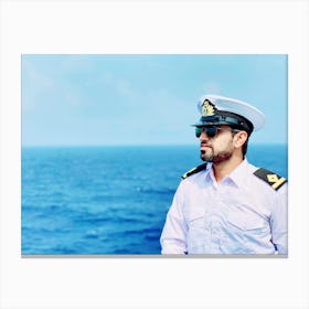 Sailor In Uniform Canvas Print