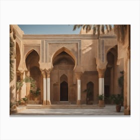 Arabic architectural 3 Canvas Print