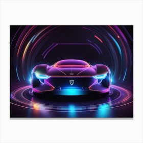 Futuristic Car 22 Canvas Print