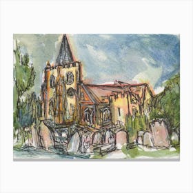 Wingham Church 13th Sep 2024 Canvas Print