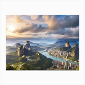 Rio De Janeiro landscape Canvas Print