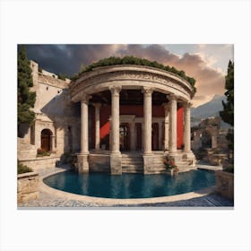 Roman Villa 1 Canvas Print