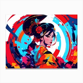 Geisha 121 Canvas Print