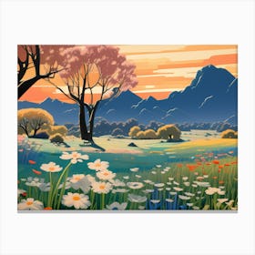 Landscape Painting 18 Canvas Print