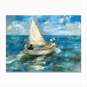 Contemporary Artwork Inspired By Edouard Manet 4 Canvas Print