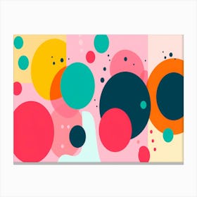 Diktorrr An Illustration Of Colorful Circles And Bubbles In The 860a9812 9ff1 4df2 Ace1 C48b79164c0f Topaz Enhance Canvas Print