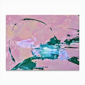 SHE" fragment of the painting 1 Canvas Print