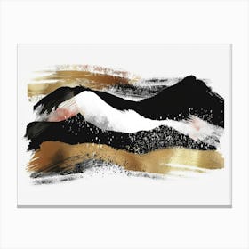 Abstract Mountains Canvas Print 1 Canvas Print