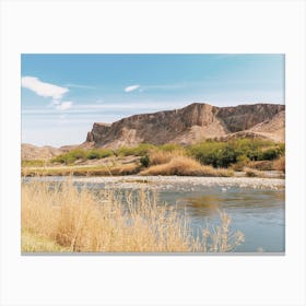 Rio Grande River Scenery Canvas Print