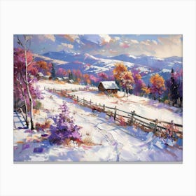 Winter Landscape 18 Canvas Print