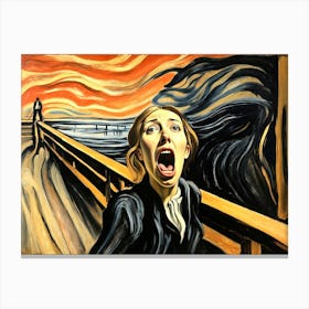 Scream 3 Canvas Print