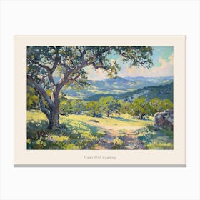 Western Landscapes Texas Hill Country 2 Poster Canvas Print