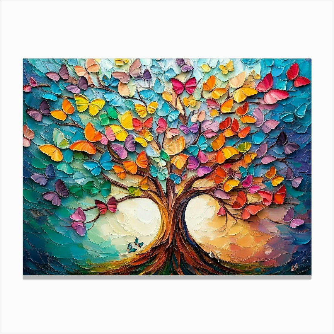 With Colorful Bright 1 Canvas Print by Divine Studio
