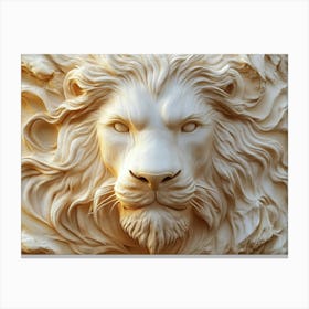 Lion Head 15 Canvas Print