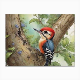 Woodpecker 1 Canvas Print