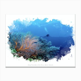 Rowley Shoals Marine Park, Broome, Western Australia Canvas Print