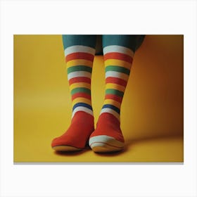 Colorful Socks Canvas Print